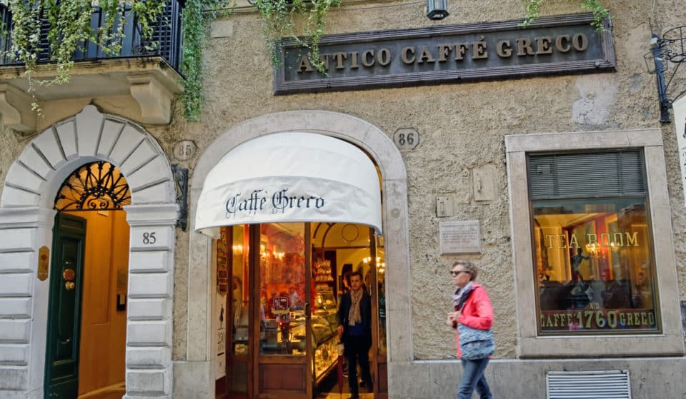 A Roma puoi prendere un cappuccino in un bar del 700