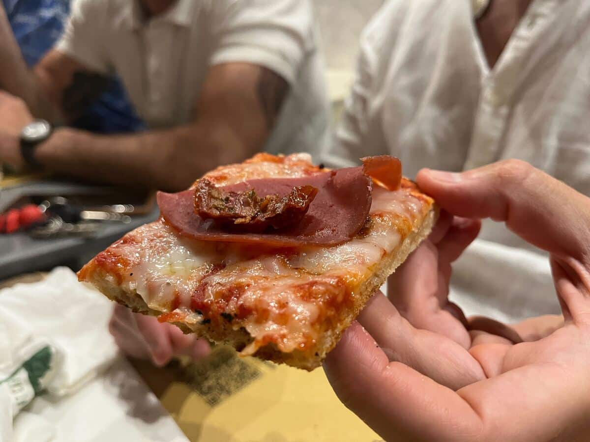pizza bresaola